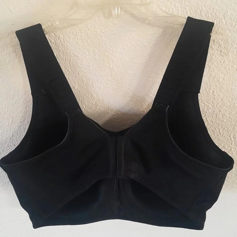 LIVI Sports Bra Convertible Max Support Underwire High Impact 42DDD Black NWT